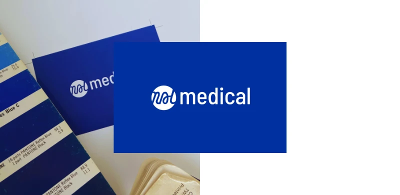 Carte de visite NSL Medical – identité visuelle